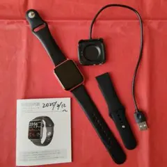 H2 スマートウォッチ ブラック/オレンジ　中古