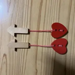 ハートのフックかけ　２点セット　美品