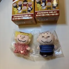 PEANUTS Finger Puppet スヌーピーゆびぱぺ　サリー＆ライナス