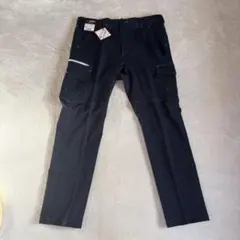 新品 AITOZ アイトス カーゴパンツ 3L ネイビー ストレッチ 作業着のサムネイル