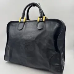 LOEWE アマソナ　ブラック　レザー　アナグラム　ハンドバッグのサムネイル