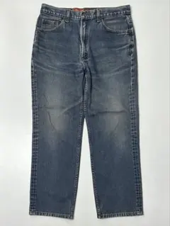 Lea 602 Orange Tab ブルー　ストレートデニム ウエスト84cm