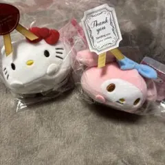ハローキティ・マイメロディ2個セット　もちもちころころ　新品