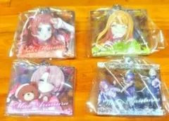 学園アイドルマスター アクキーinスナック アクリルキーホルダー4点 未開封