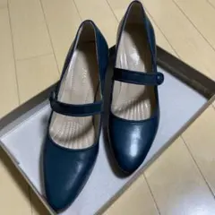 メリージェーン パンプス ネイビーのサムネイル