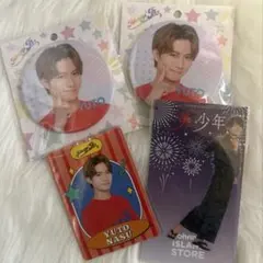 那須雄登 缶バッジ ステッカー プロフィールカード