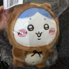 ちいかわ たぬきだもんくじ B賞　たぬきぬいぐるみS ハチワレ