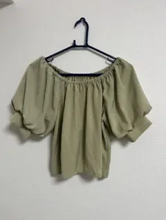 RESEXY オフショルダー パフスリーブ トップス Fのサムネイル