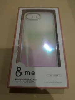 ELECOM iPhone 16e ハイブリッドケース オーロラ ホワイト