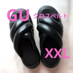 完売品　送料込！パフィークロスベルトサンダル　GU ブラック　XXLのサムネイル