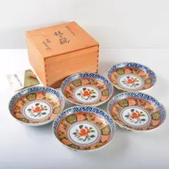 希少 美品 深川製磁 菊七宝 雑煮椀揃 5客 共箱付 - メルカリ