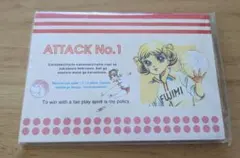 アタックNo.1 メモ帳 シール付き 昭和レトロ