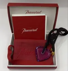 お値下げ❗✨極美品✨バカラ ハート ネックレス ペンダント 大人気の 