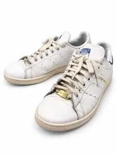 adidas スタンスミス 25.5cm ホワイト ブルー ゴールド メンズ