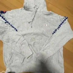 Champion リバースウィーブグレー フード付きパーカー