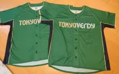 東京ヴェルディ ベースボールシャツ　2枚 非売品 サッカー ユニフォーム