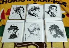 鬼滅の刃　色紙　Blu-ray 特典　９枚　まとめ売り　富岡義勇　富岡義勇他 2025年最新】冨岡義勇 色紙の人気アイテム - メルカリ