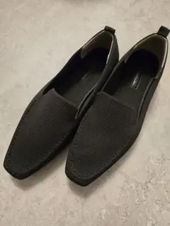 GLOBAL WORK ブラック メッシュ スリッポン L