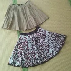 Ｓ相当　レッセパッセとレストローズのスカート　２点