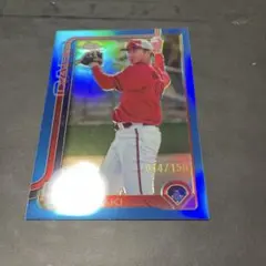 2025 Topps Chrome NPB 佐々木泰　150シリ