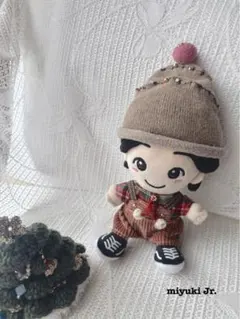 ちびぬい服　☆ツリーニット帽セット☆A