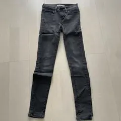 リーバイス　w24 L32デニム　ブラックデニム　スキニー