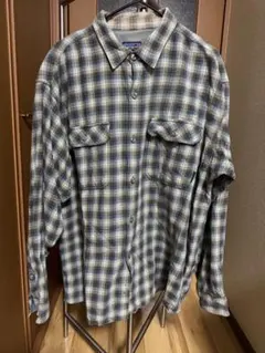 patagonia 90s オンブレチェック　ヘビーネルシャツ
