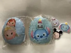 ディズニーツムツム縫製クリーナー　アナ&エルサ　スティッチ&スクランプ