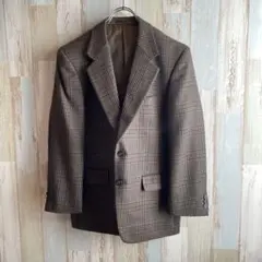 テーラードジャケット チェック m
