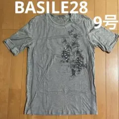BASILE28 バジーレ28 グレー Tシャツ カットソー サイズ9号 半袖のサムネイル