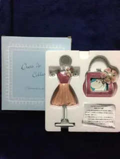 アクセサリーフック＆バック型フォトフレームセット　ピンクのサムネイル
