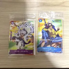 ミラクルバトル　ワンピース　ルフィ　ロー　プロモ ミラバト ルフィ プロモ ワンピース ミラクルバトルカードダス - メルカリ