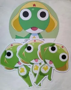 池袋アニメイト グリーティング開催 ケロロ軍曹×タママ+ケロロ 3枚各うちわ4枚