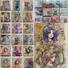 nene様　フレーム　PETステッカー　メモ帳など　コラージュ素材　おすそ分け