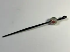 ①昭和レトロ◆とんぼ玉風かんざし◆花柄◆約16cm