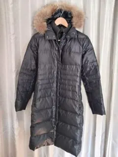 UNTITLED ブラックロングダウンジャケット