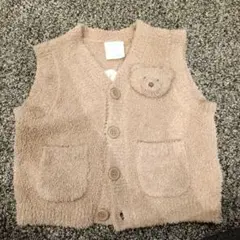GELATO PIQUE ベビーベスト 70-80 ブラウン