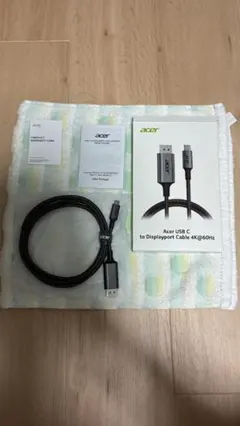 Acer【エイサー】 USB C DisplayPort ケーブルのサムネイル