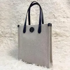 新品同様✨トリーバーチ ブレイク キャンバストート バスケット ミニショッパー
