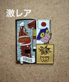 1998年　長野オリンピックパラリンピック　コカコーラ　限定レアピンバッジ 1998長野オリンピックピンバッジ/コカコーラ 開会式 スノーチルドレン