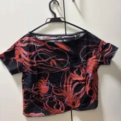 ジュンコシマダ　イカ柄 半袖カットソーのサムネイル