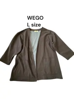 WEGO ネイビー カーディガン Lサイズ