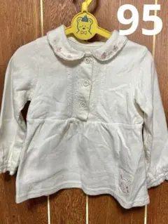 クーラクール　襟付きシャツ 95cm ホワイト