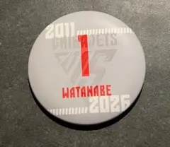 千葉ジェッツ　渡邊雄太　缶バッジ　シークレット
