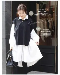 Milk tea ミルクティー 授乳服 マタニティ ワンピース　2点セット