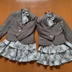 七五三お参り用LITTLE LEAD 双子お揃い 卒園式 120cm 110cm