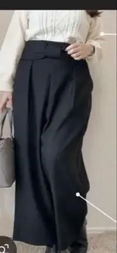新品タグ付き♪hanayun　はなゆん　しまむら　前リボンパンツ　３Ｌ