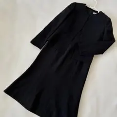 礼服 レディース ブラックジャケット付きワンピース