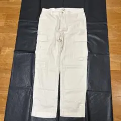 BANANA REPUBLIC リネンカーゴパンツ白　32 x 30のサムネイル