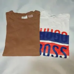 100～110 ロンT 2枚セット BOSS×ZARA
